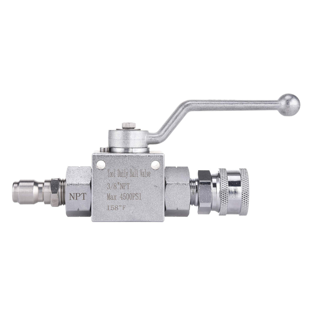 Tool Daily close-up of stainless-steel valve body, corrosion-resistant finish