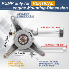 Tool Daily close-up of thermal relief valve protecting pump from overheating
