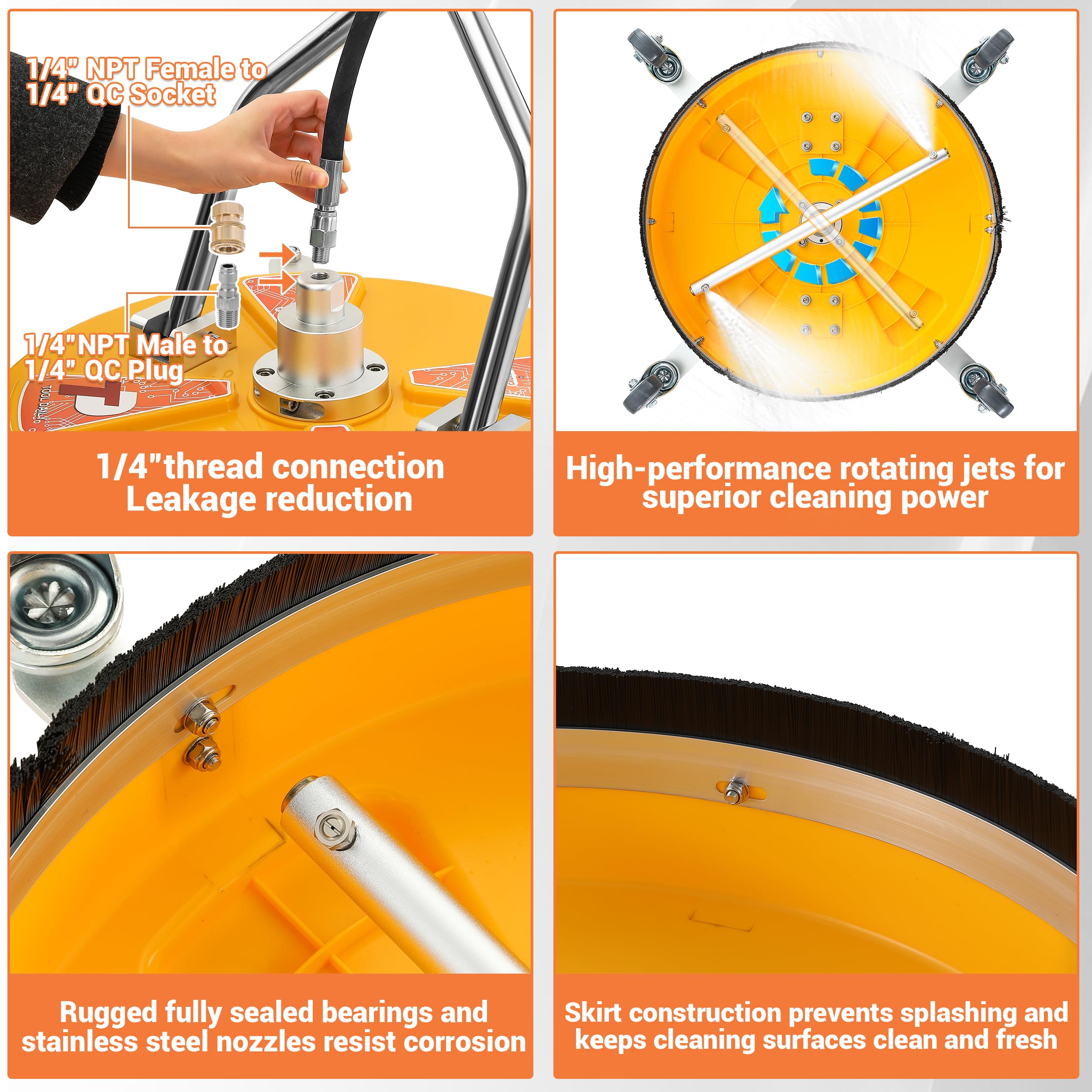 Tool Daily adjustable dual handles detail for ergonomic control and reduced strain