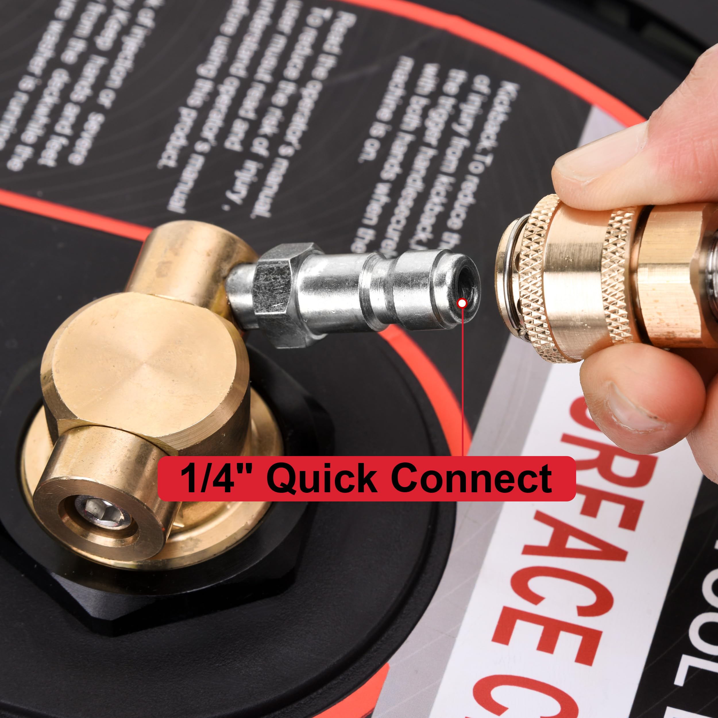 Tool Daily extension wands threaded connection preventing leaks and unwanted spinning