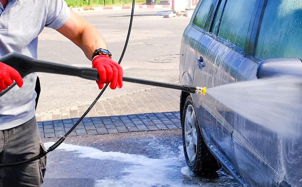 Tool Daily five nozzle tips arranged to show spray angle choices for versatile cleaning