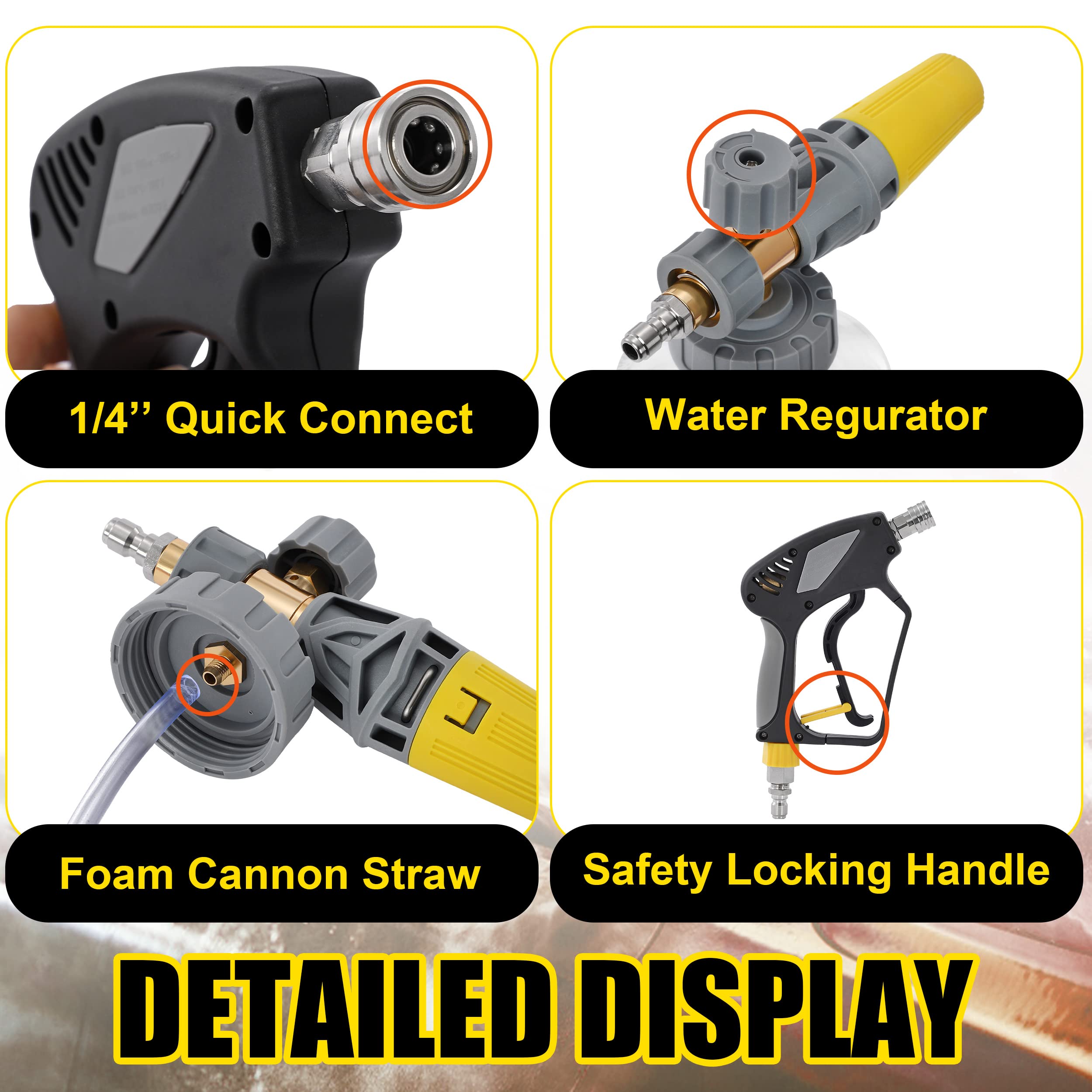 Tool Daily foam cannon cleaning driveway demonstrating efficient outdoor use