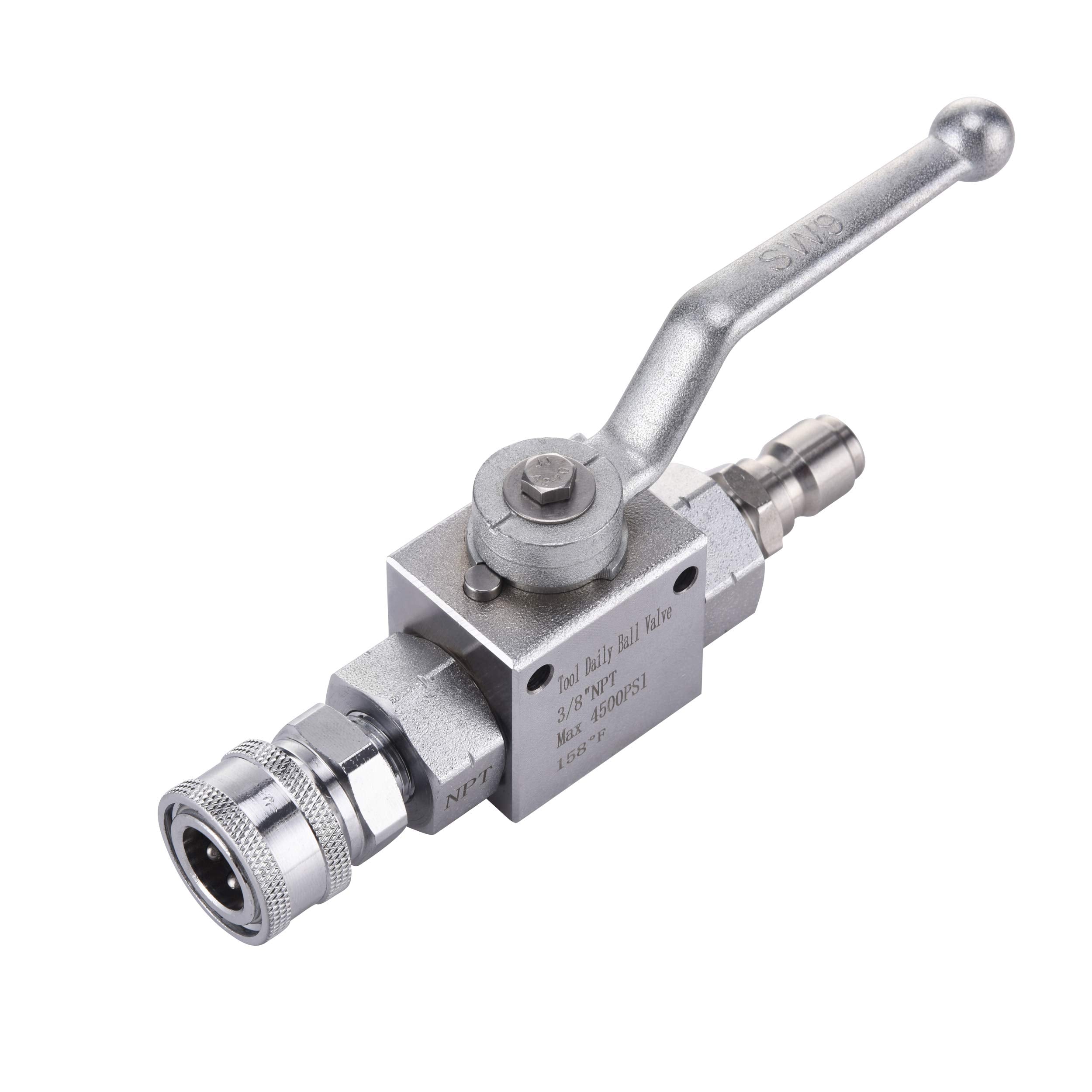 Tool Daily front assembly showing compact high-pressure valve, durable control