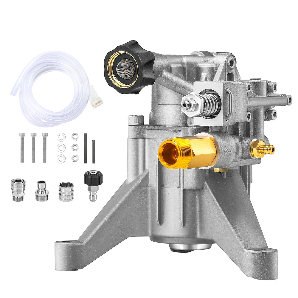 Tool Daily front view pump showing durable body and mounting points for easy replacement