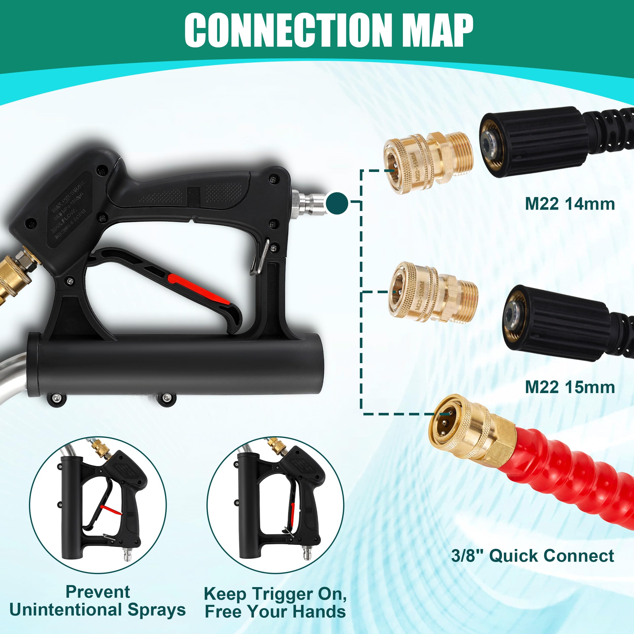 Tool Daily in use on a driveway illustrating faster area coverage and more even cleaning