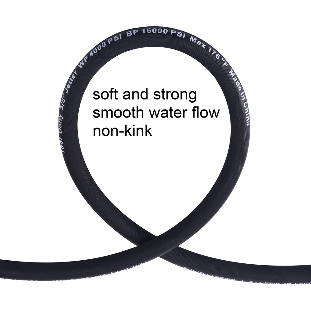 Tool Daily length comparison of 4 ft hose illustrating compact size