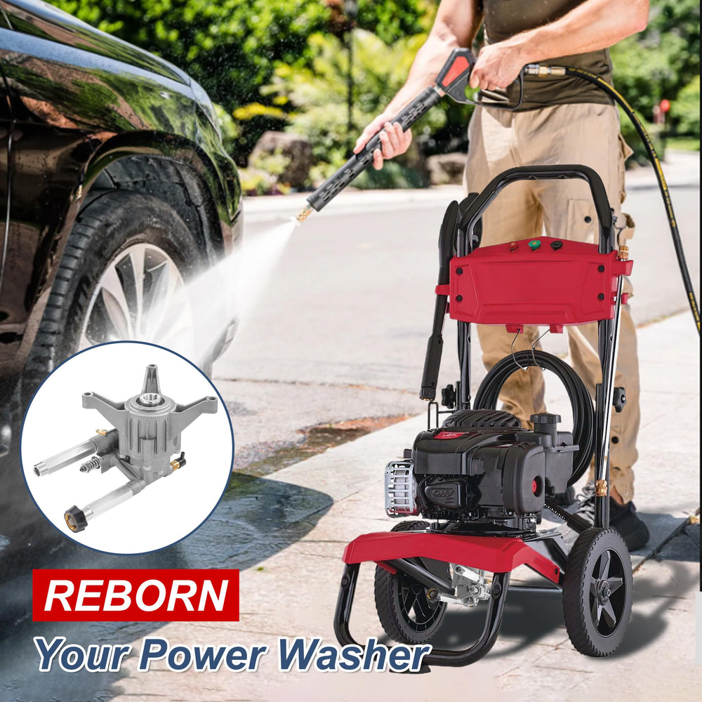 Tool Daily in-use lifestyle image cleaning a driveway to restore surface finish