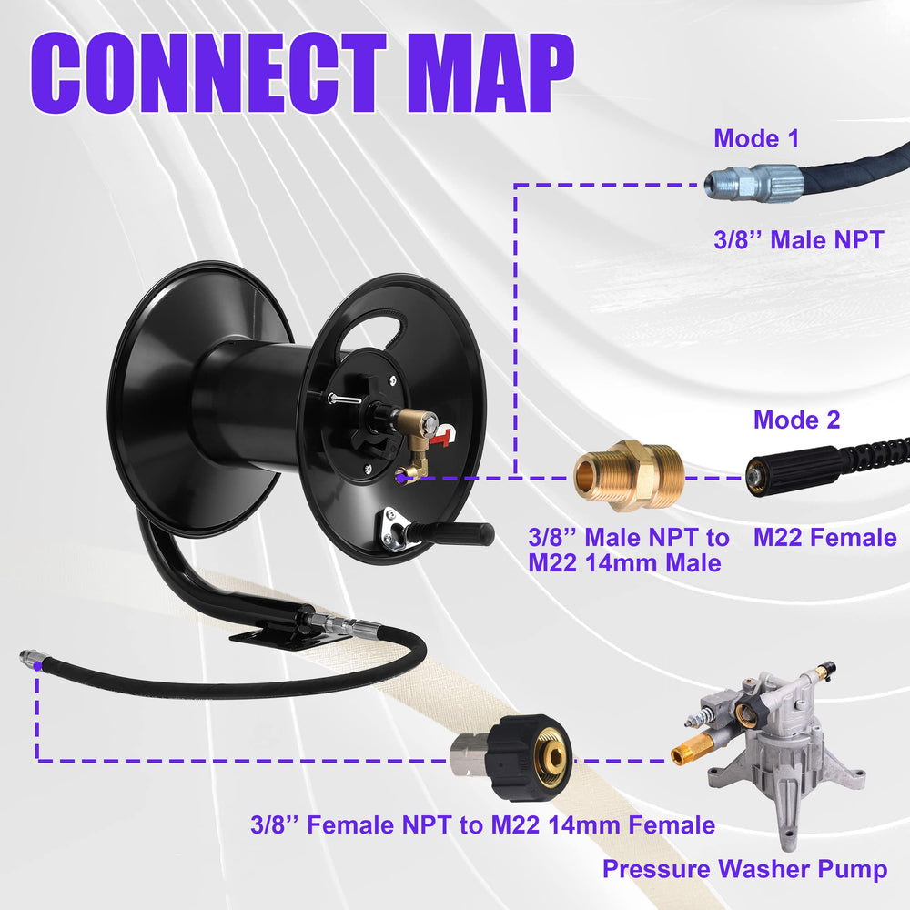 Tool Daily reel mounted on wall offering tidy, secure storage