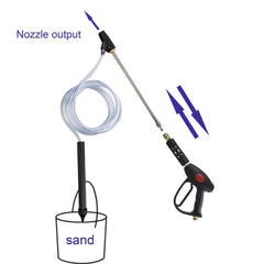 Tool Daily nozzle close-up showing orifice detail for consistent abrasive flow
