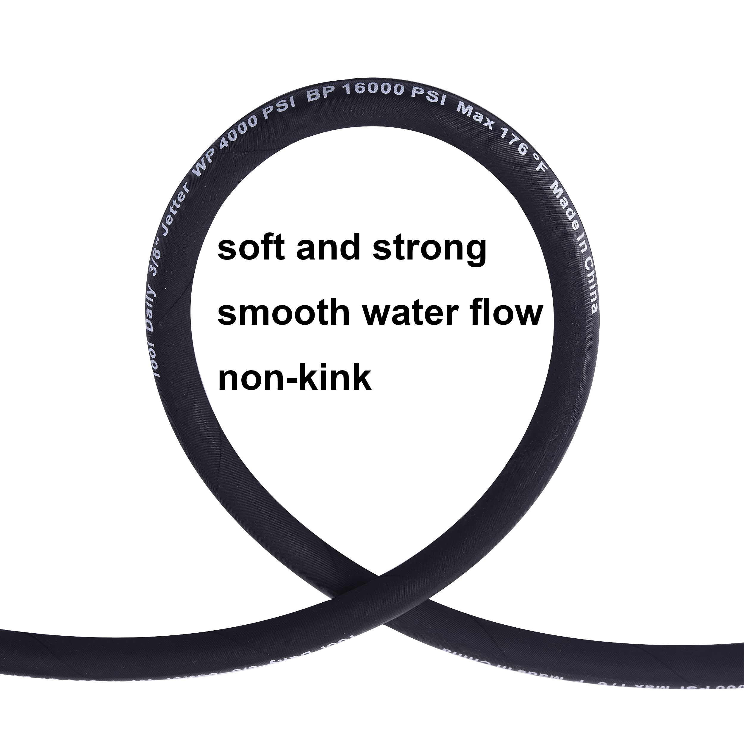 Tool Daily packaged whip hose with included parts for easy installation