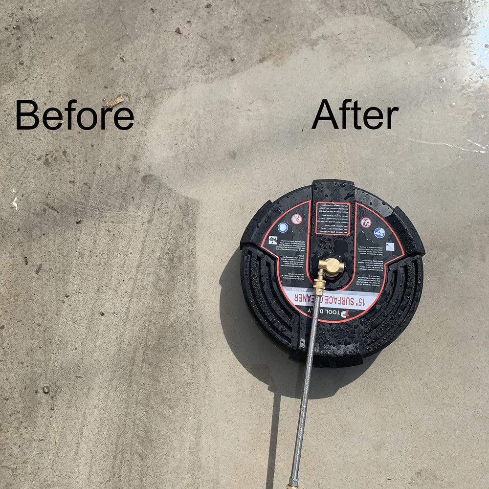 Tool Daily underside showing dual rotating nozzles for faster, even cleaning