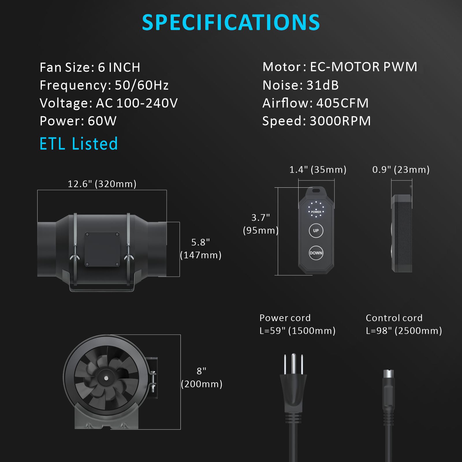 Toolazy 10-speed PWM controller and cables displaying precise speed control benefit