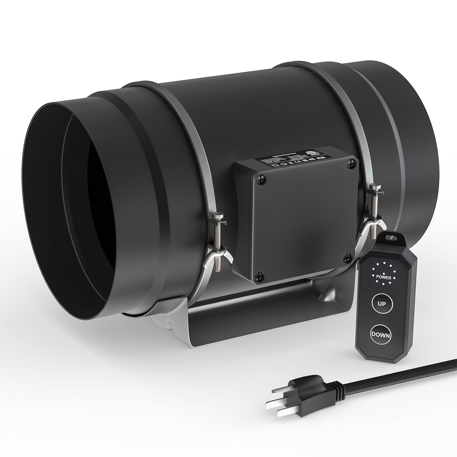 Toolazy front view of assembled fan showing robust housing and airflow benefits