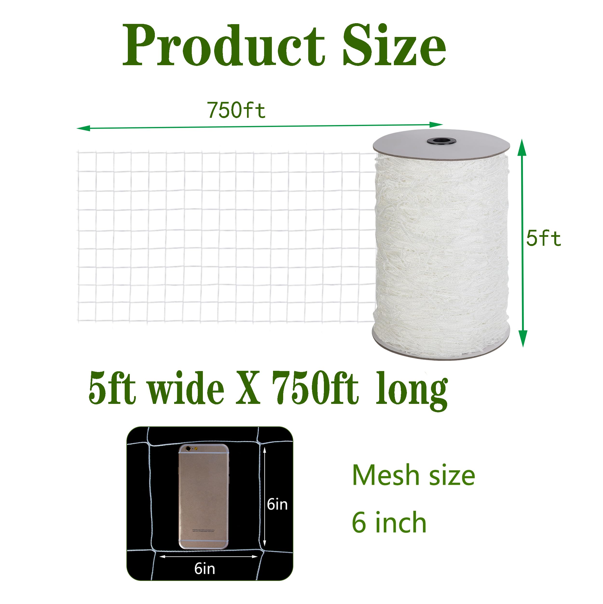 Toolazy close-up of 6 inch nylon mesh texture protecting delicate stems