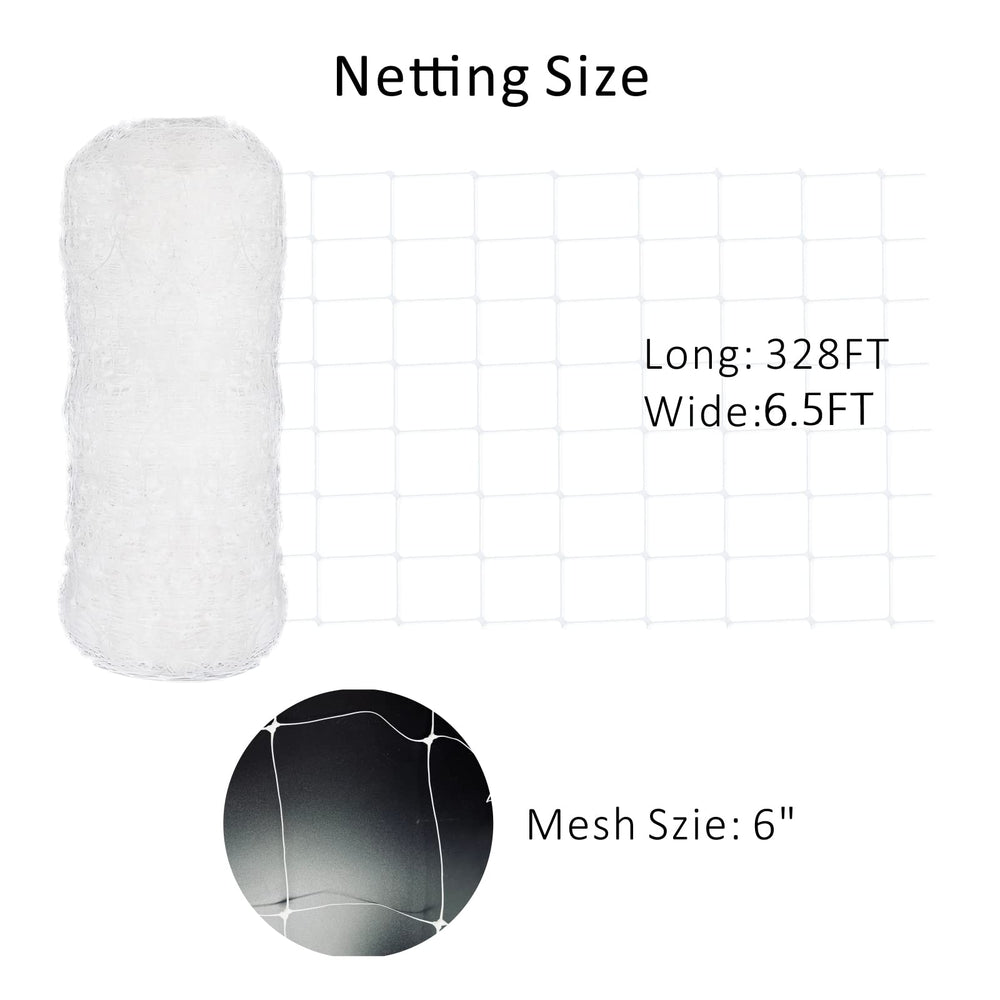 Toolazy close-up of 6-inch mesh showing strong polypropylene and durable weave