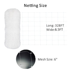 Toolazy close-up of 6-inch mesh showing strong polypropylene and durable weave