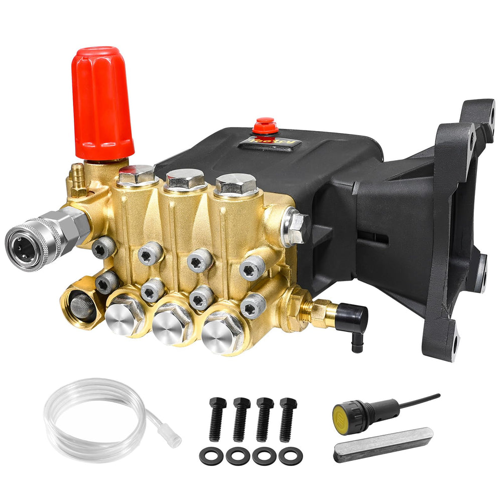 TOOLCY front view assembly showing whole pump and rugged finish for reliability