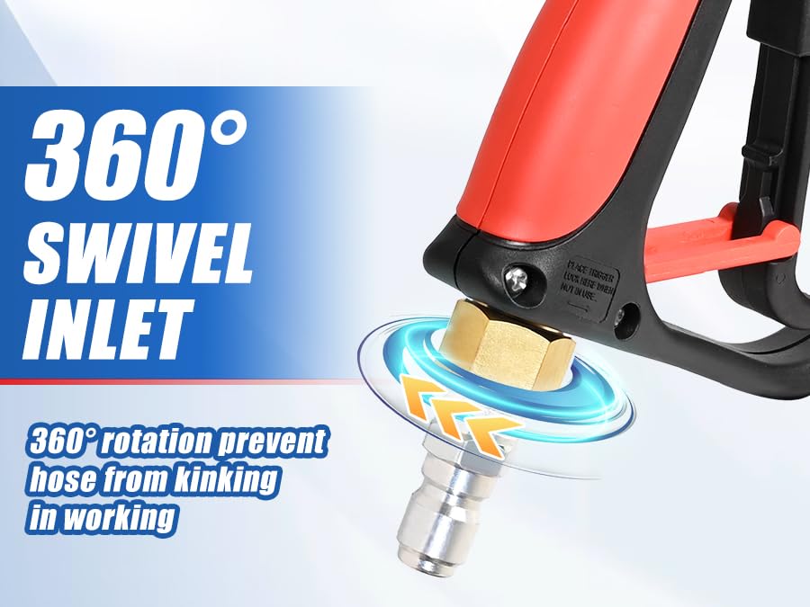 TOOLCY nozzle set arranged with five tips offering versatile spray patterns