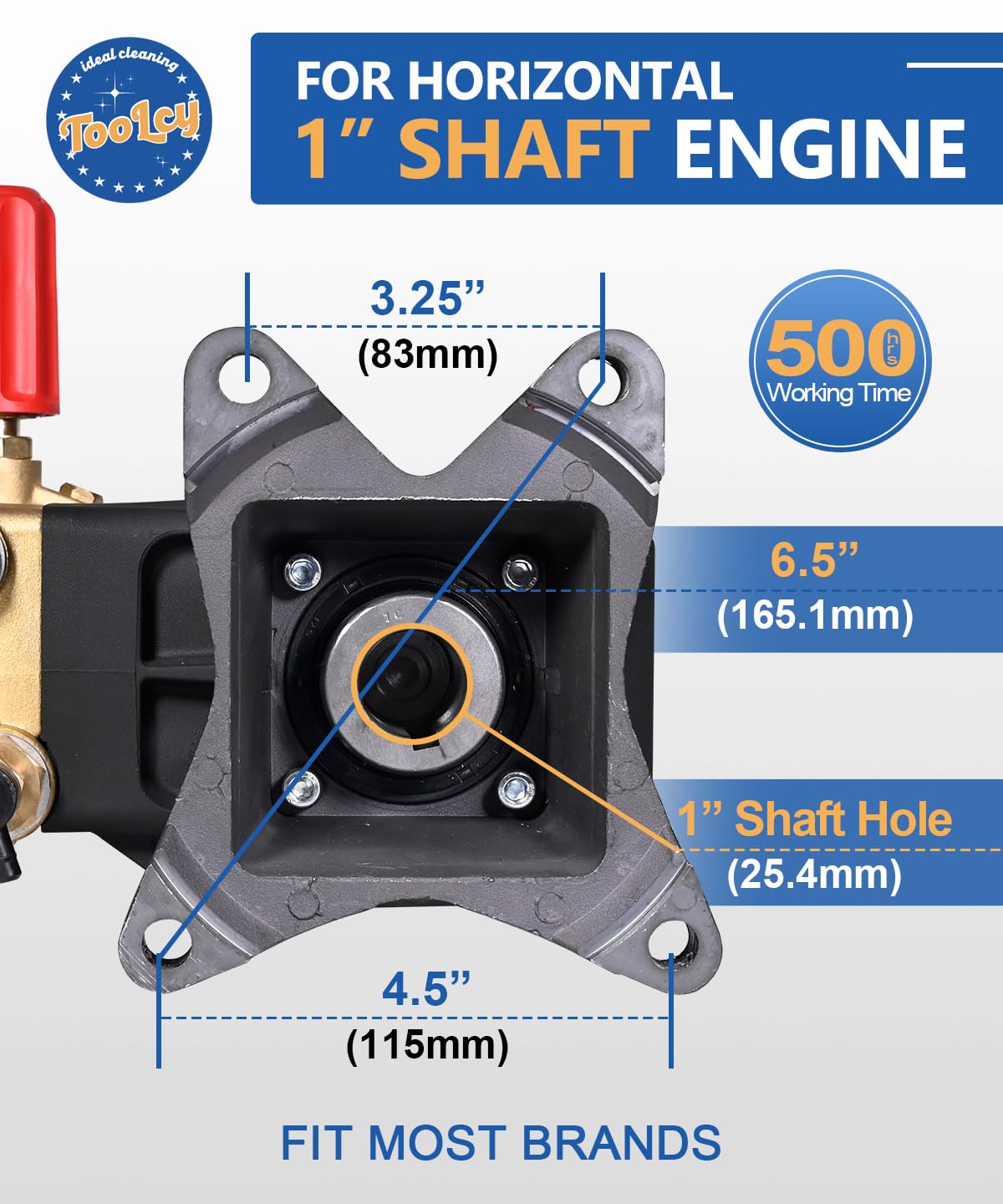 TOOLCY red pressure adjustment knob close-up enabling precise pressure control