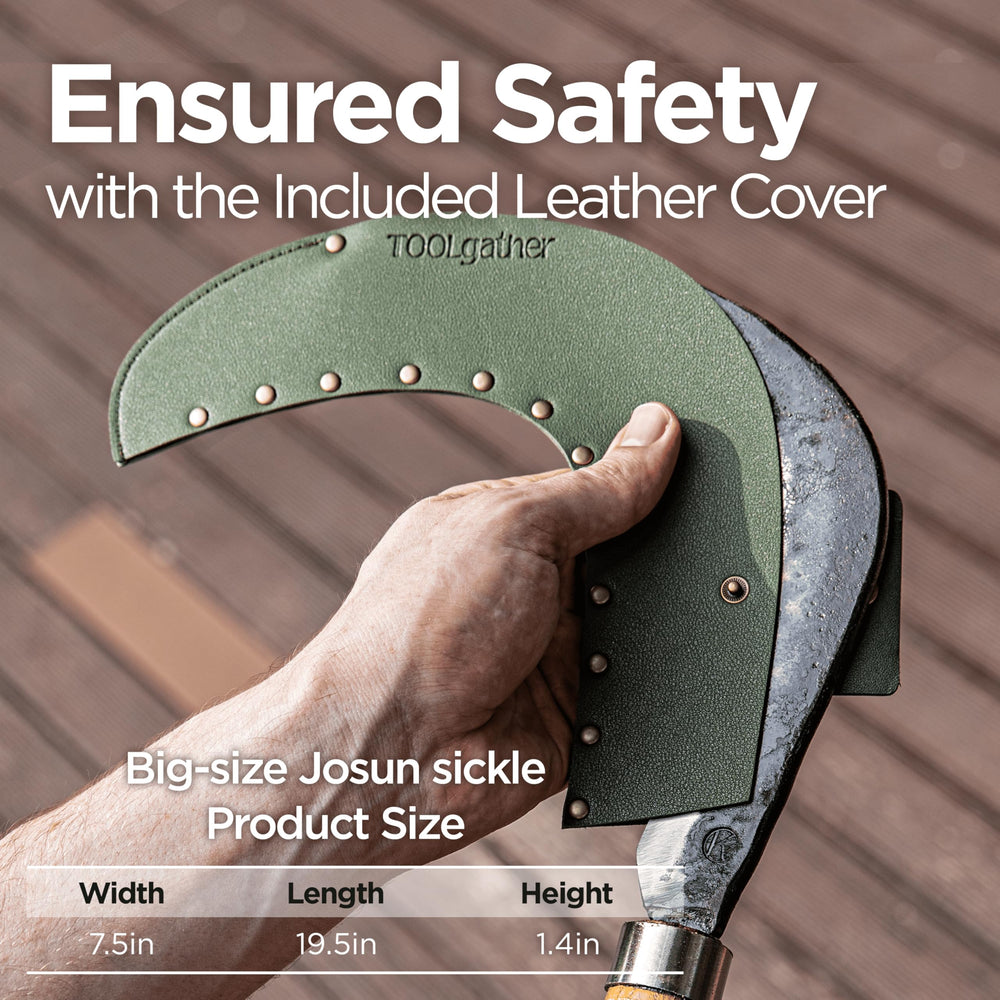 Toolgather lifestyle scene clearing backyard brush showing practical outdoor use