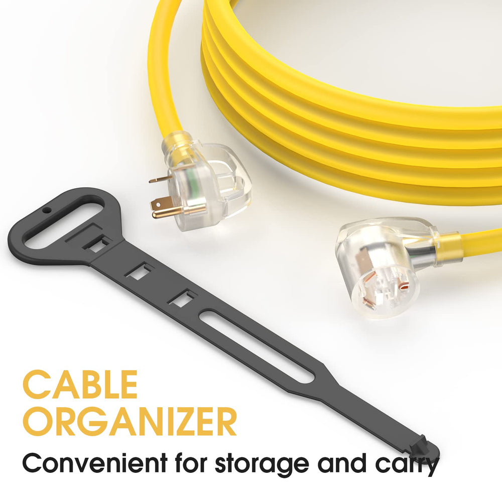 TOOLIOM coiled with cable organizer for neat storage and transport