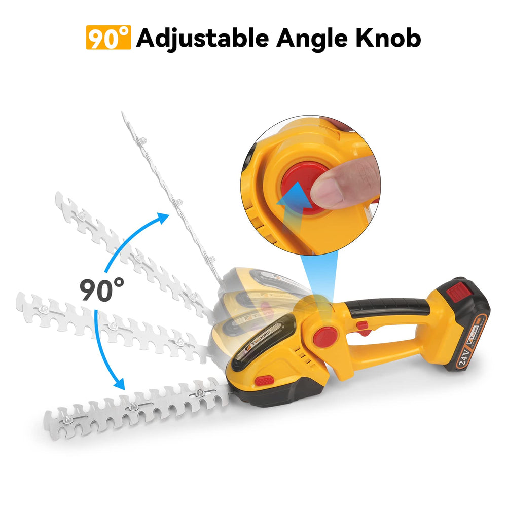 TOOVEM adjustable head rotated 90 degrees demonstrating versatile cutting angles and access