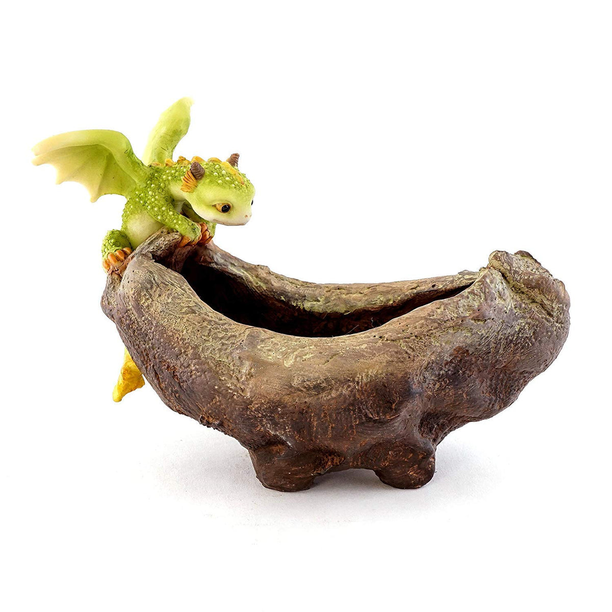 Top Collection Rex front view showing dragon planter and cheerful design benefit: decorative focal point