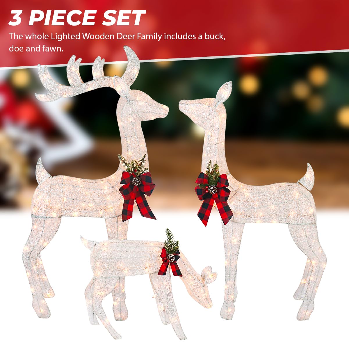 Top Treasures fawn close scale for foreground detail and family depth