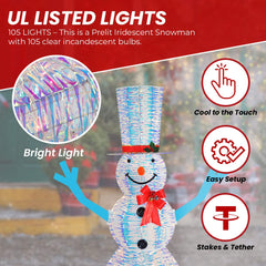 Top Treasures included metal stakes and spare bulbs for secure setup
