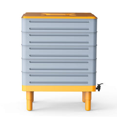 TOP XIAN stacked trays detail highlighting removable layers for easy harvesting