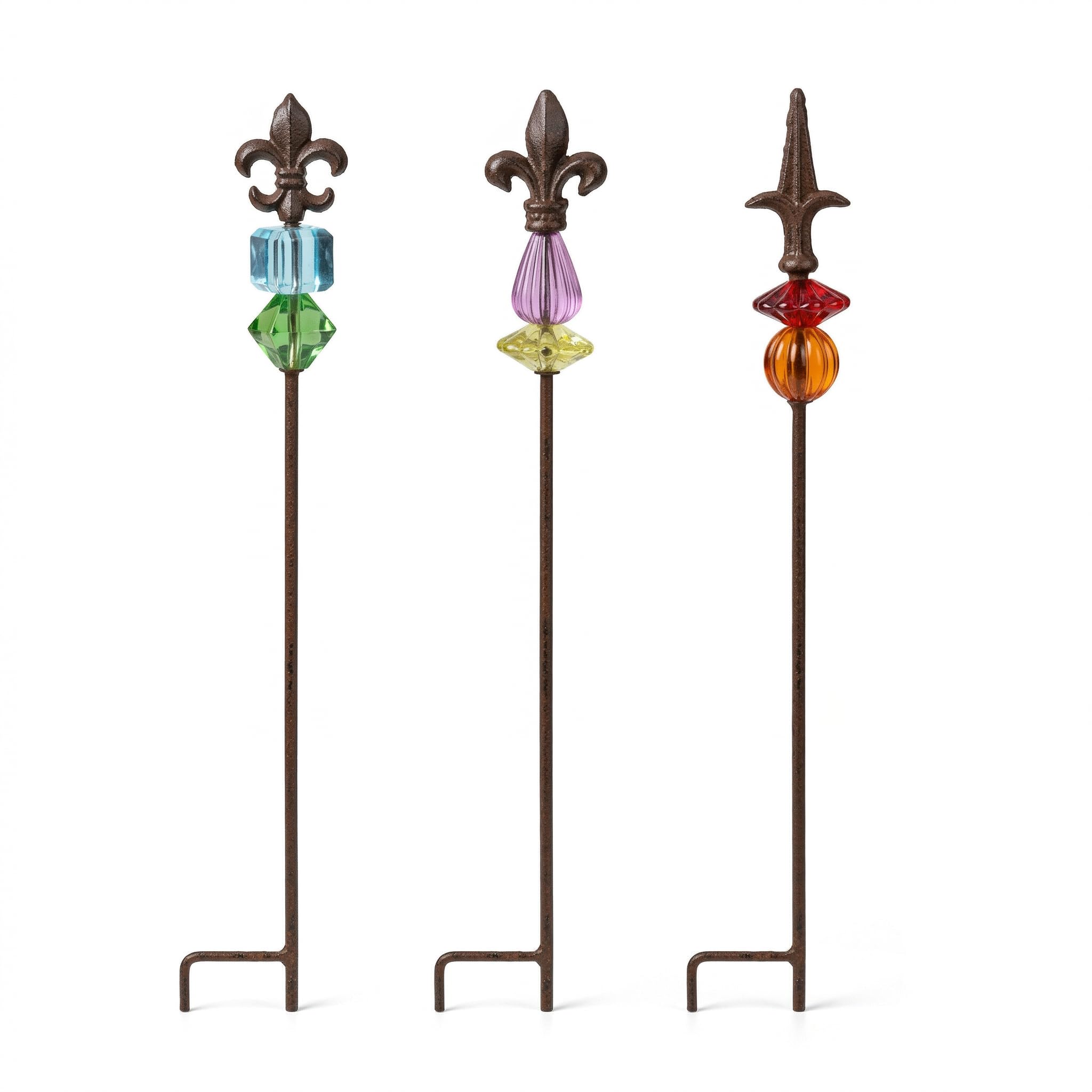 Topadorn in garden border creating colorful pathway accents