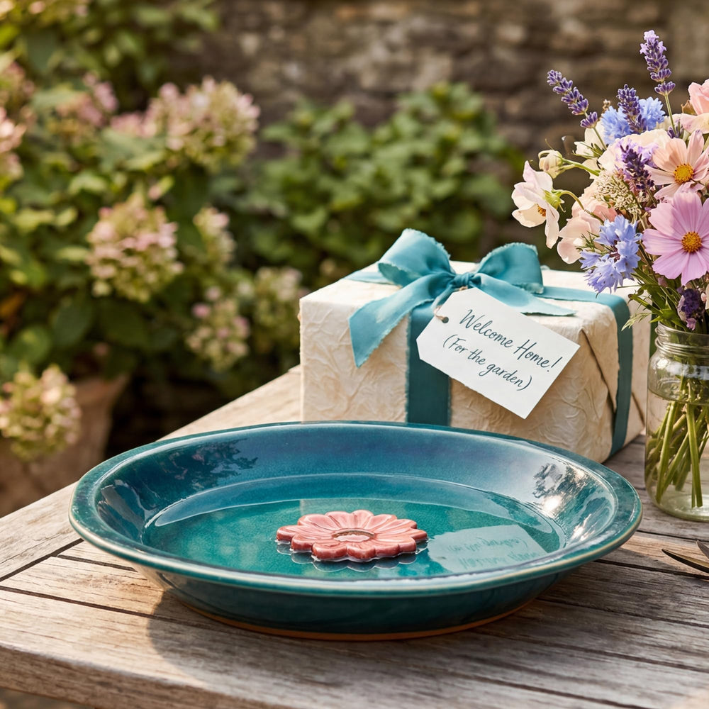 Topadorn used indoors as decorative bowl on tabletop adding vintage charm