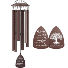 TOPBRY front view of memorial wind chime offering peaceful garden tribute