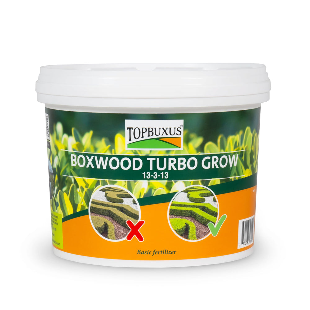 TOPBUXUS front package showing 10 lb bag and clear product branding for quick identification and trust