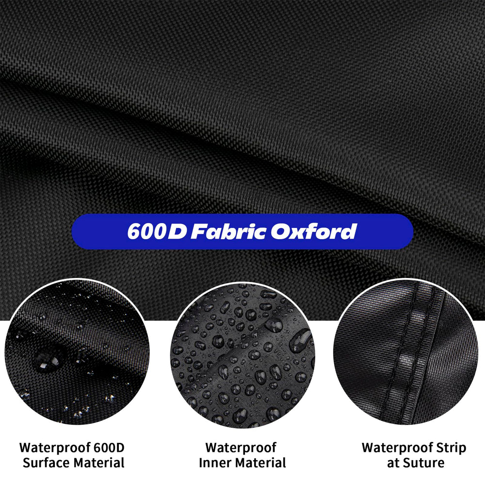 Topcover seam and thermoplastic stitch detail - prevents water seepage