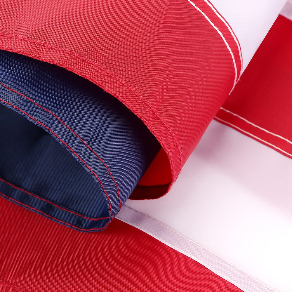 TOPFLAGS flag flying outdoors in wind showcasing long-lasting color retention