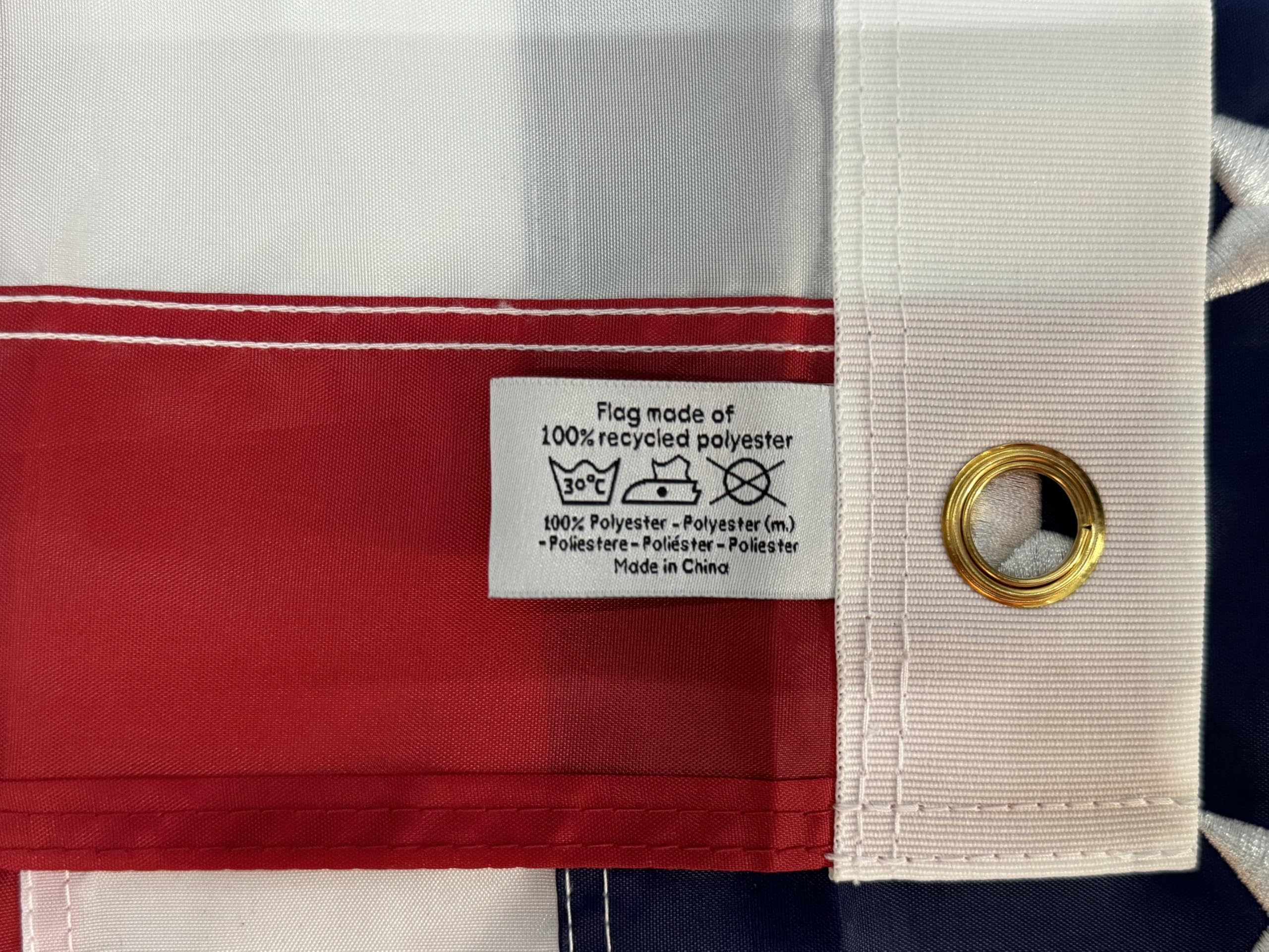 TOPFLAGS folded flag illustrating compact storage and easy handling