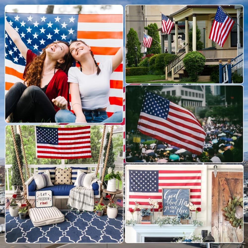 TOPFLAGS flying in wind showing resilience and visible outdoor presence