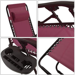 topment lounge chair on patio with person reclining, relaxing outdoors