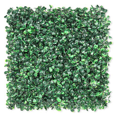 TOPNEW front view of boxwood panel showing full coverage and instant green privacy