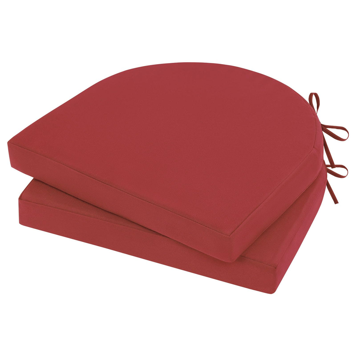 Topotdor front view bright red cushions showing neat finish and vibrant color benefits