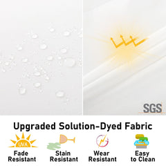 Topotdor hidden zipper and tie detail for easy removal and secure fastening