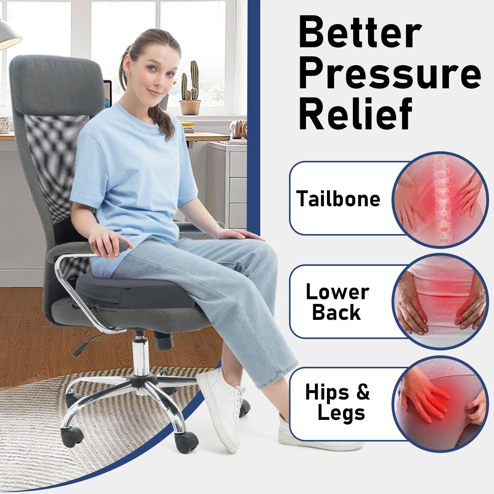 Topotdor cushion ties fastened to a patio chair showing secure, non-slip benefit