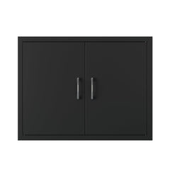 Topsair front view of access door showing clean black finish and full panel benefit