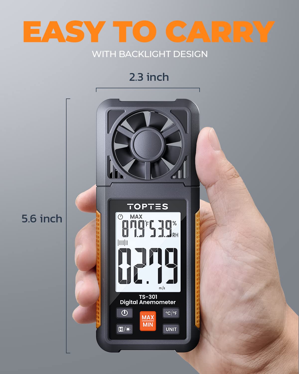 TOPTES TS-301 batteries and manual included for instant setup and use