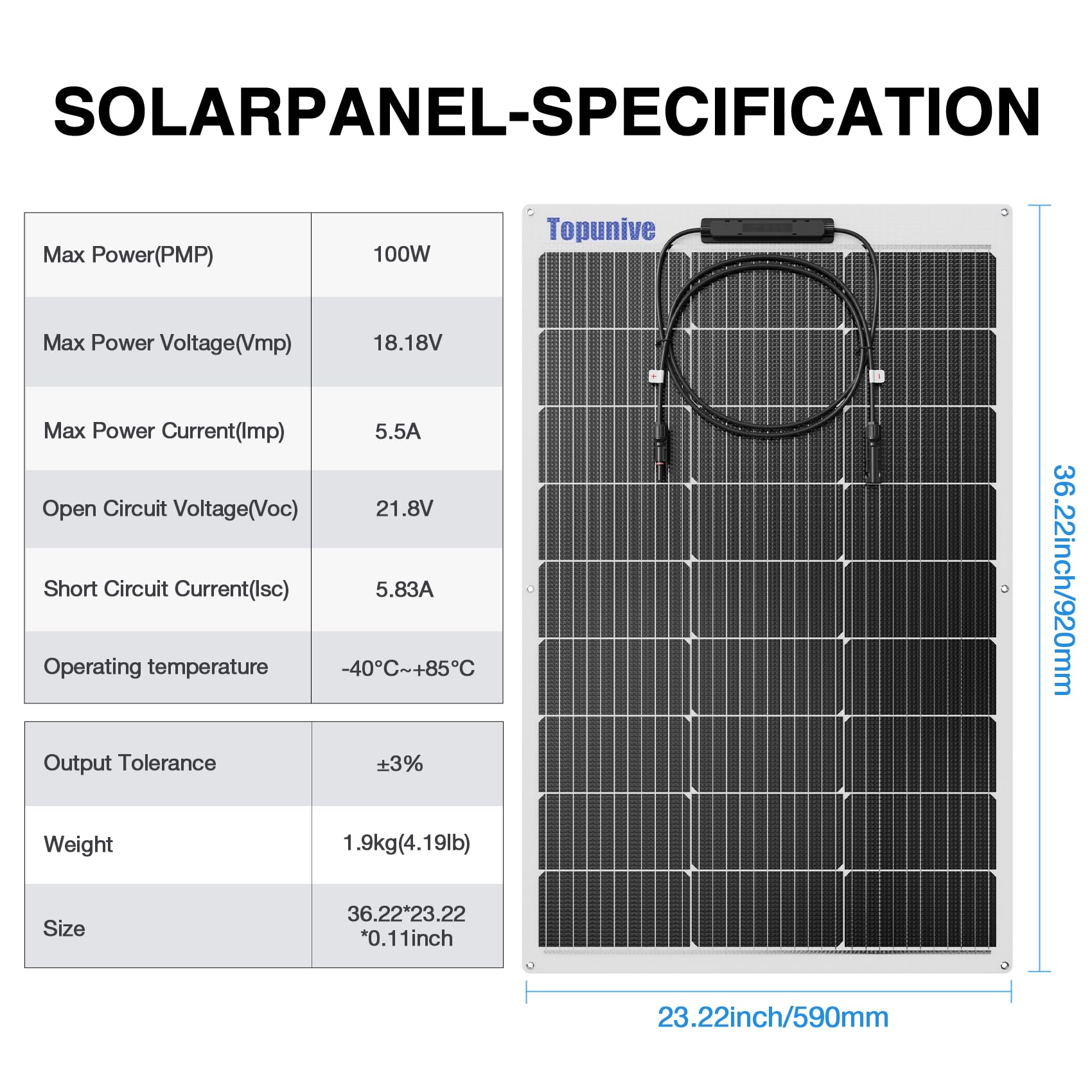 Topunive close-up of 9BB cells highlighting efficiency and durability