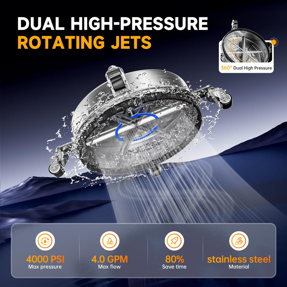 TOR close-up of rotating nozzles and bearing offering reliable high-speed performance