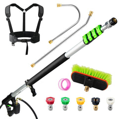 TOR telescoping wand front view showing controls and padded grip for comfort