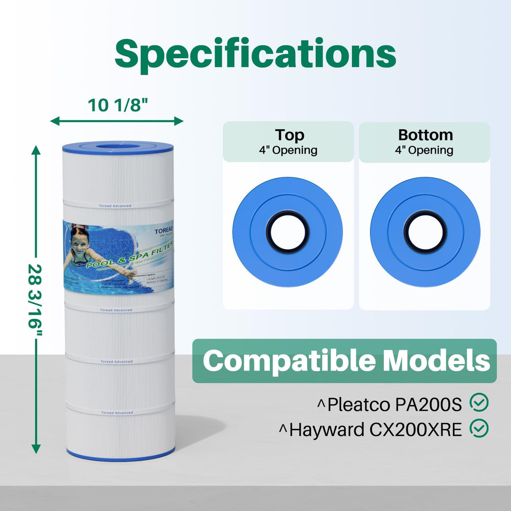 TOREAD PA200S top open 4-inch port view highlighting easy installation benefit