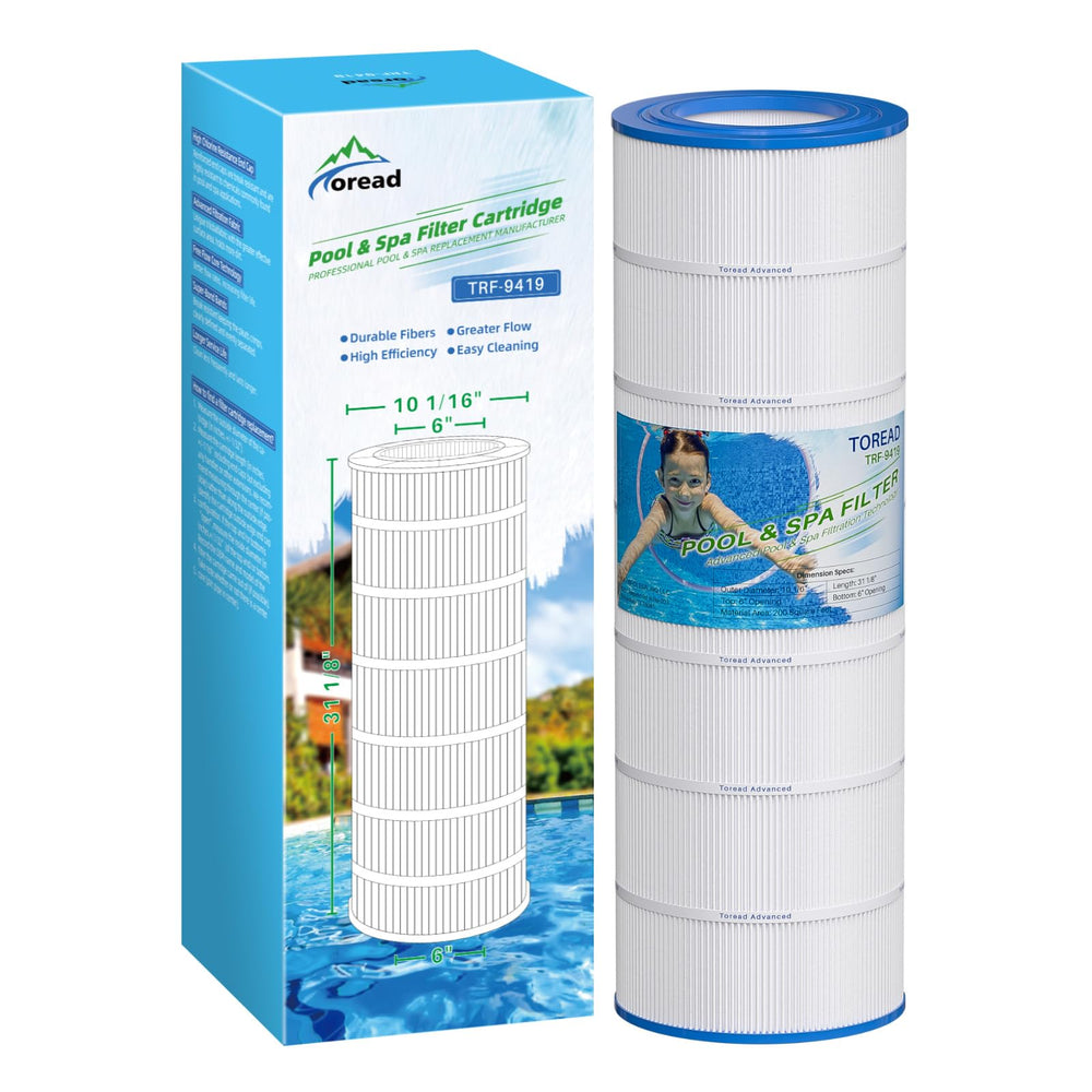 TOREAD front view of PAP200 cartridge showing full-length and benefit of large filtration area